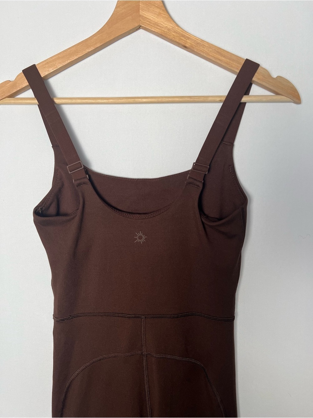 Offline Aerie The Hugger Bootcut Full Length Jumpsuit Brown Neutral XS Casual - Picture 4 of 8